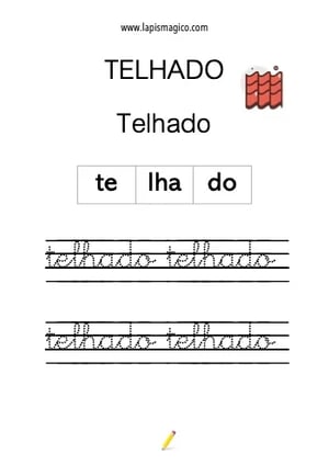 Telhado, ficha pdf nº1