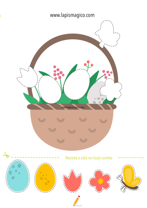 Cestos de Páscoa, ficha pdf nº7
