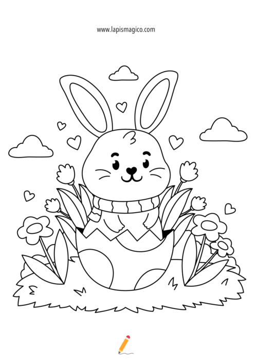 Desenhos de Ovos de Páscoa para colorir, ficha pdf nº8