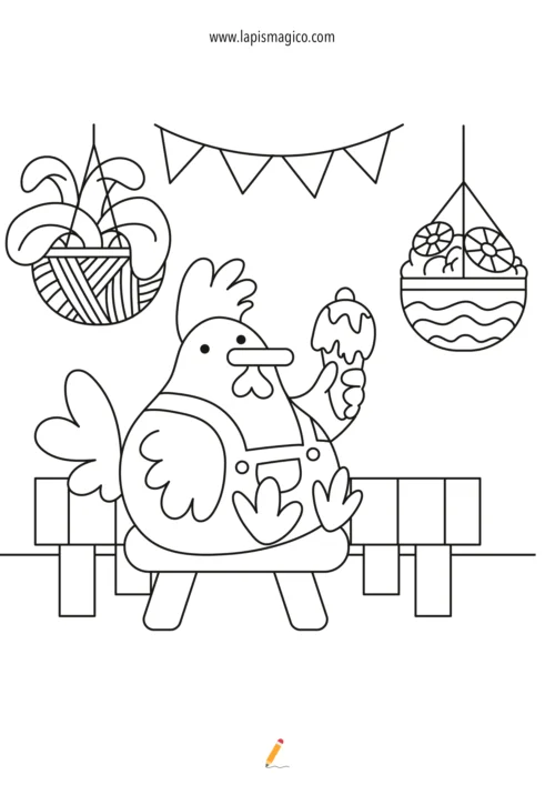 Desenhos de Páscoa para colorir, ficha pdf nº4