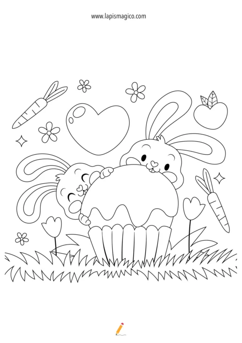 Desenhos de Páscoa para colorir, ficha pdf nº7