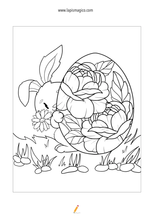 Desenhos de Páscoa para colorir, ficha pdf nº25