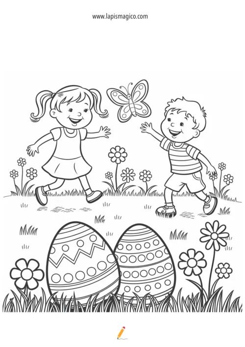 Desenhos de Páscoa para colorir, ficha pdf nº27