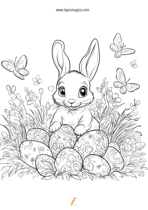Desenhos de Páscoa para colorir, ficha pdf nº29