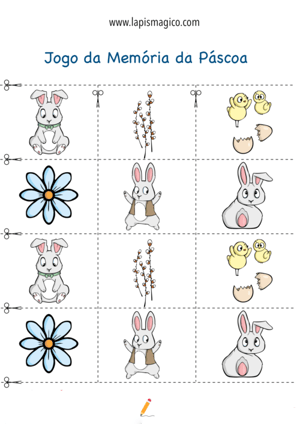 Jogos de Páscoa, ficha pdf nº3