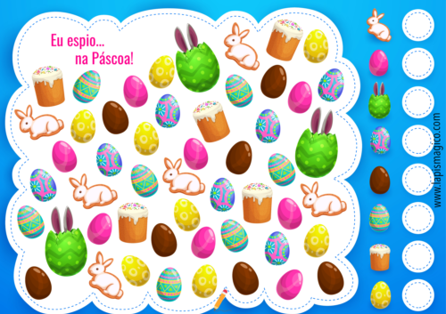 Jogos de Páscoa, ficha pdf nº4