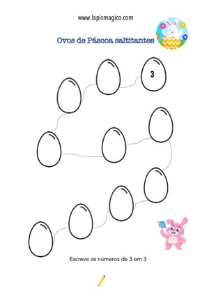 Atividades didáticas de Páscoa, ficha pdf nº7