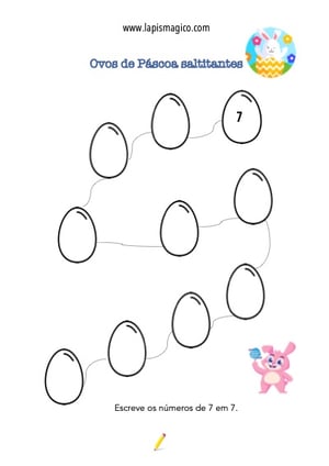 Atividades didáticas de Páscoa, ficha pdf nº11