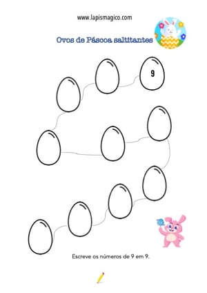 Atividades didáticas de Páscoa, ficha pdf nº13