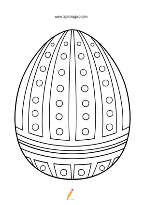 Desenhos de Ovos de Páscoa para colorir, ficha pdf nº12