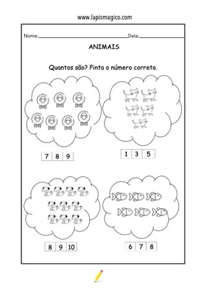 Quantidades, ficha pdf nº3