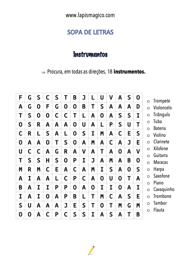 Instrumentos, ficha pdf nº1