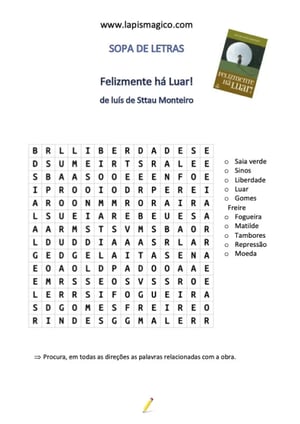 Felizmente há Luar!, ficha pdf nº1
