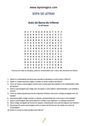 Sopa Barca Inferno, ficha pdf nº1