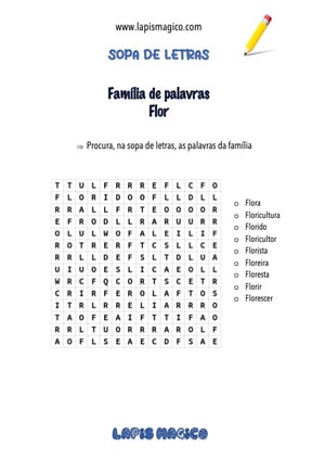 Família, ficha pdf nº1
