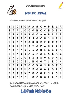 Páscoa, ficha pdf nº1