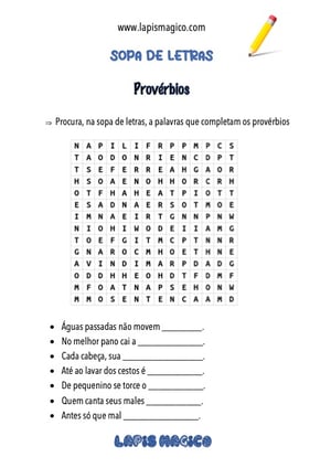 Provérbios, ficha pdf nº2