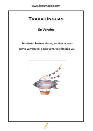 Se vaivém, ficha pdf nº1