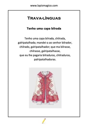 Tenho uma capa bilrada, ficha pdf nº1