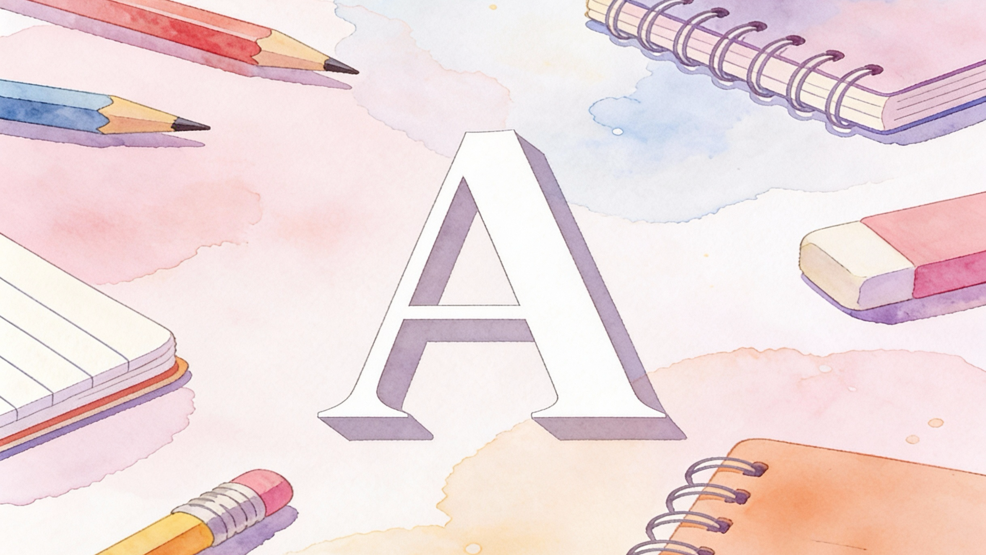 Letra A do alfabeto português, fichas para crianças