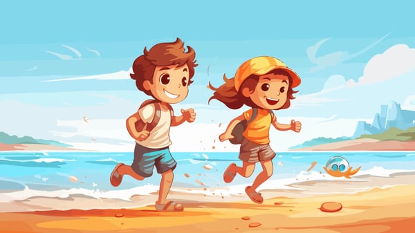 Atividades e jogos de férias de verão