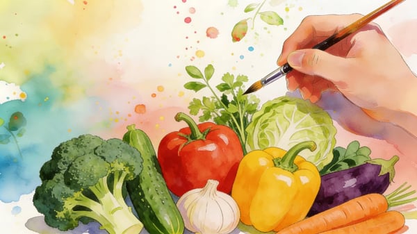 Desenhos de legumes para imprimir e colorir