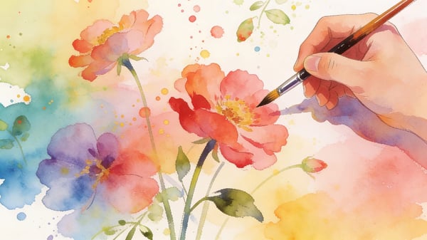 Desenhos de flores para imprimir e colorir