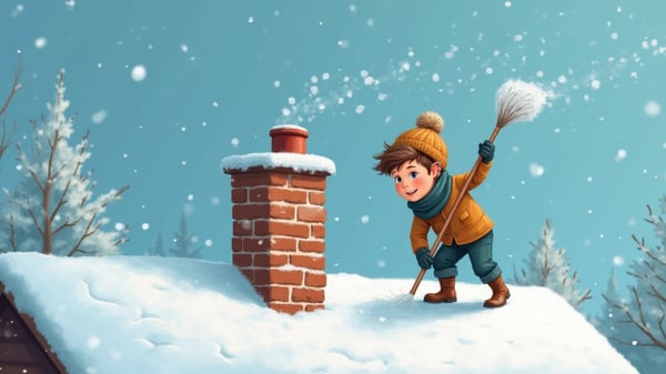 Charlie, o limpa-chaminés e o seu gato Farrusco