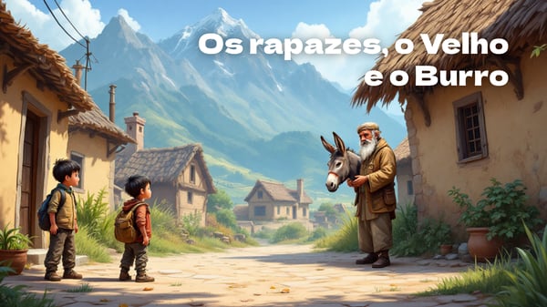 Os Rapazes, o Velho e o Burro, conto tradicional de Cabo Verde