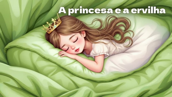 A princesa e a ervilha, adaptação de Hans Christian Andersen