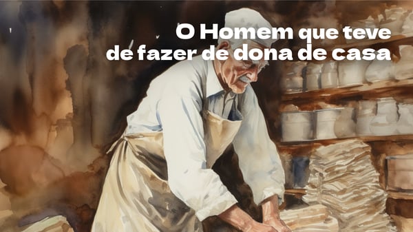 O homem que teve de fazer de dona de casa, conto tradicional sueco
