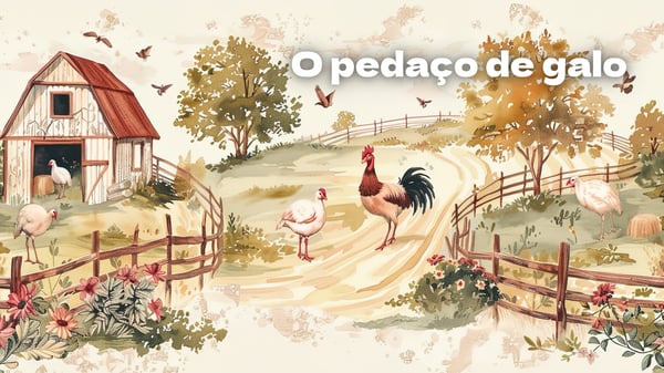 O pedaço de galo, conto tradicional francês