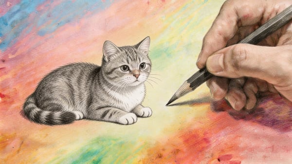 Aprende a desenhar gatos