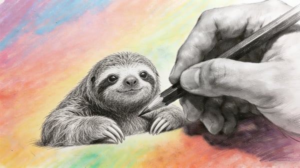 Aprende a desenhar preguiças