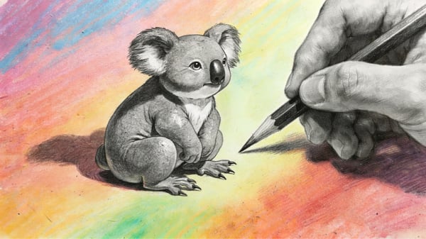 Aprende a desenhar coalas