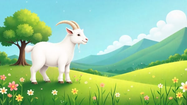 Aventura Perigosa da Cabrinha Bibi, história para crianças