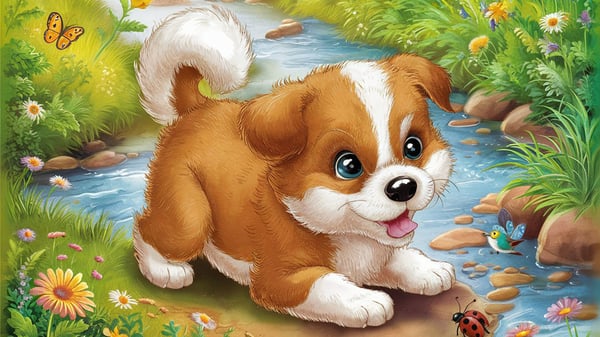 A cadelinha aventureira, uma história inédita