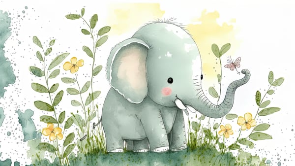 Um Elefante Aventureiro, história infantil de Ana Silva