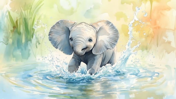 O Elefante com Sede, história infantil de Erwin Moser