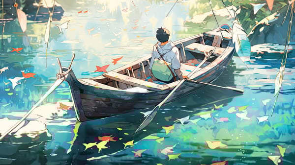 Sobre a Pesca, história infantil exclusiva do Lápis Mágico