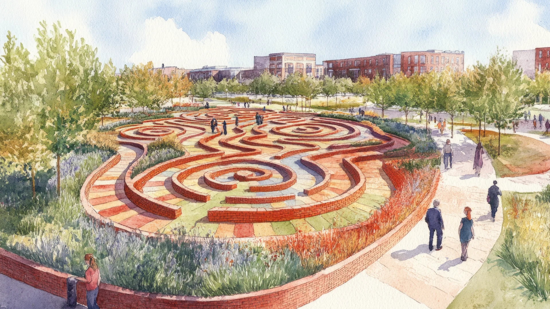 Labirinto da minhoca para crianças