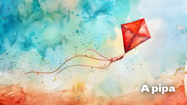 A Pipa, lengalenga para crianças