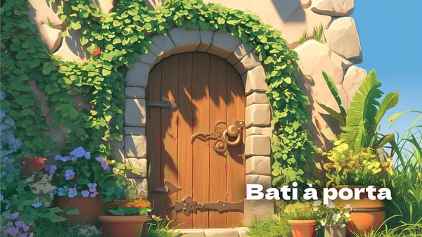 Bati à porta, lengalenga para crianças