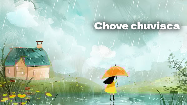 Chove, chuvisca lengalenga simples e fácil de memorizar