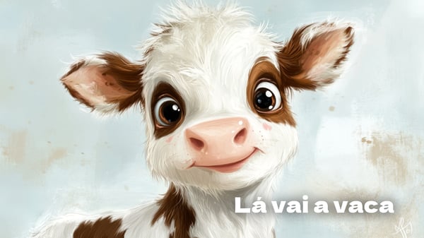 Lá vai a vaca, lengalenga para crianças