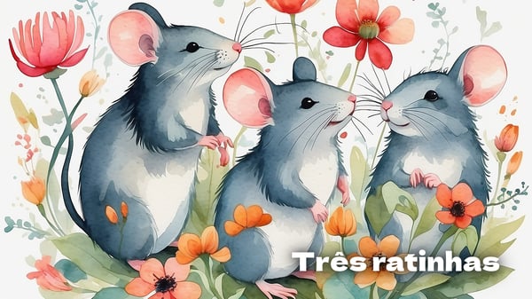 As três ratinhas, lengalenga para crianças