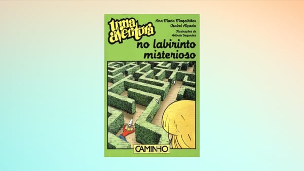 Uma Aventura no Labirinto Misterioso, volume 49, livro de Ana Maria Magalhães e Isabel Alçada