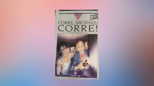 Corre! Michael Corre!, livro de Álvaro Magalhães. Coleção Triângulo Jota