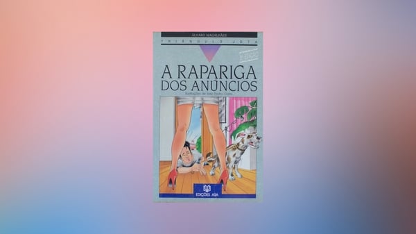 A Rapariga dos Anúncios, livro de Álvaro Magalhães