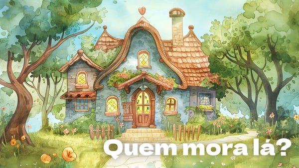 Quem mora lá?, música e letra de Páscoa